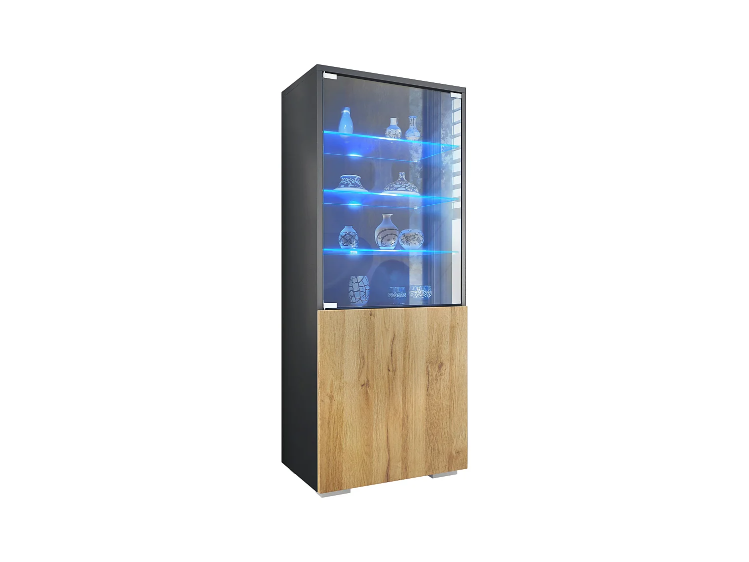 VITRINE Granada Eiche Natur