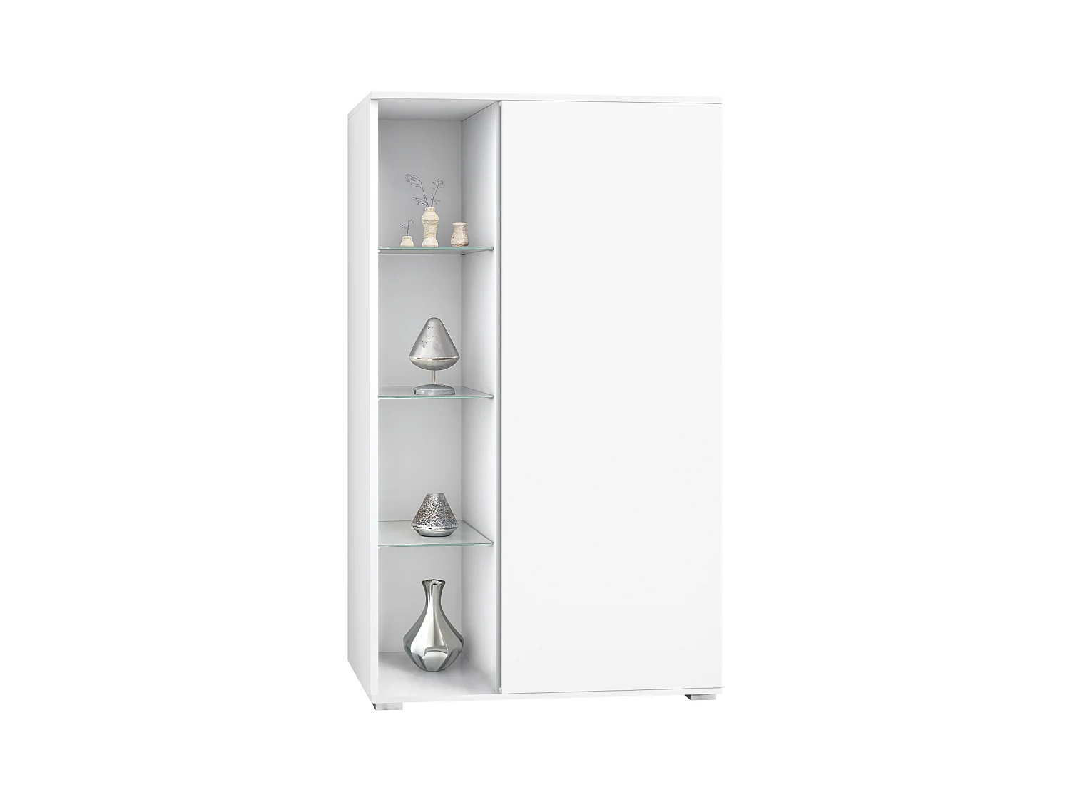 VITRINE Davos Weiß matt