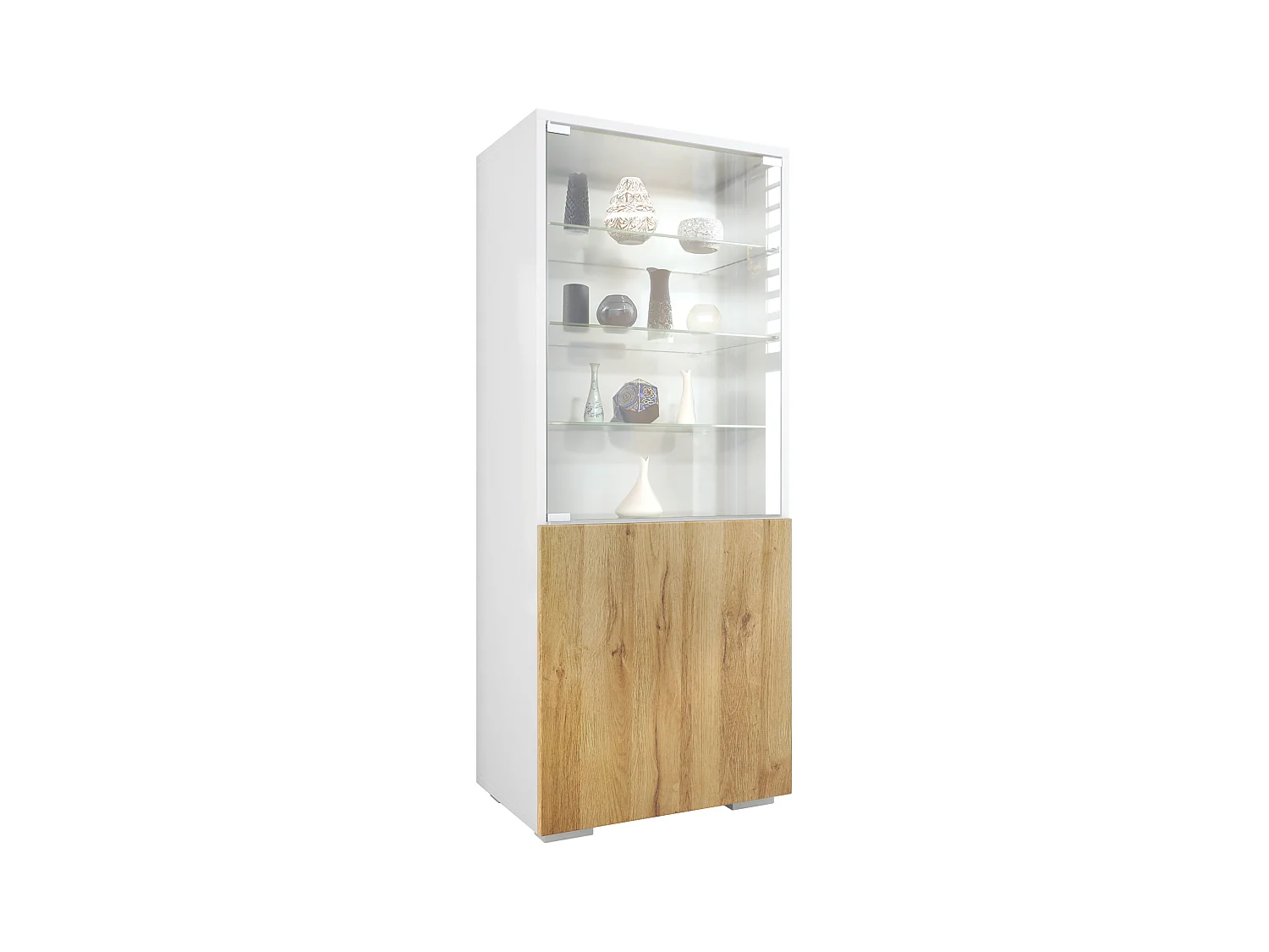 VITRINE Granada Eiche Natur