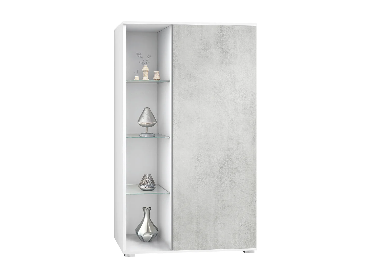 VITRINE Davos Beton Oxid Optik