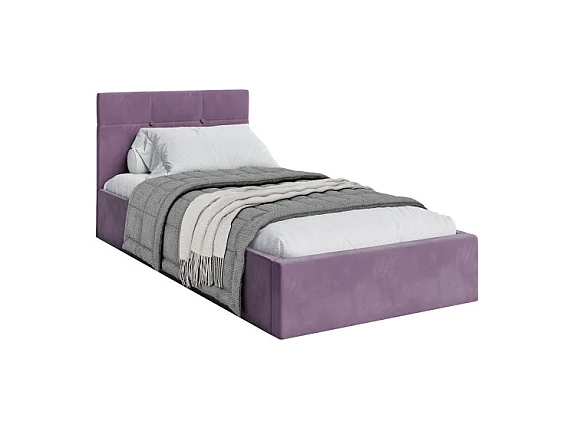 Lit coffre RINO 90 x 200 cm - Sommier inclus VIOLET