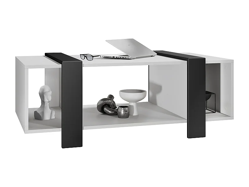 COUCHTISCH Ida Blenden in Schwarz matt