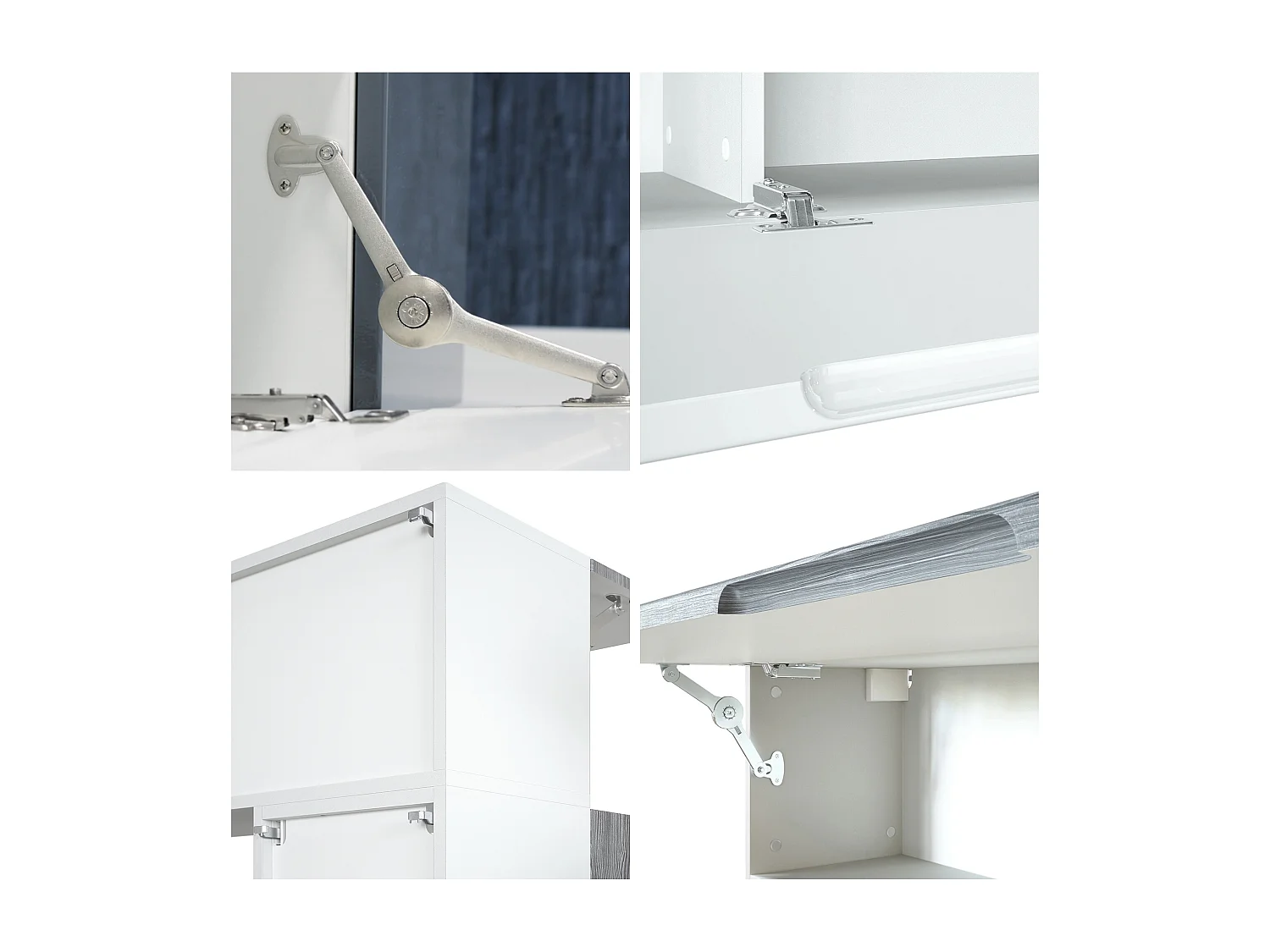 WOHNWAND Taurito Fronten in Weiß matt