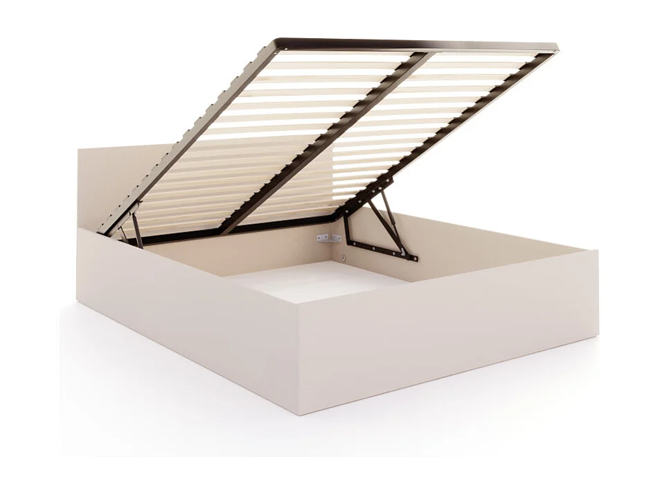 Lit Panama 140x200 + coffre - Sommier inclus Cachemire