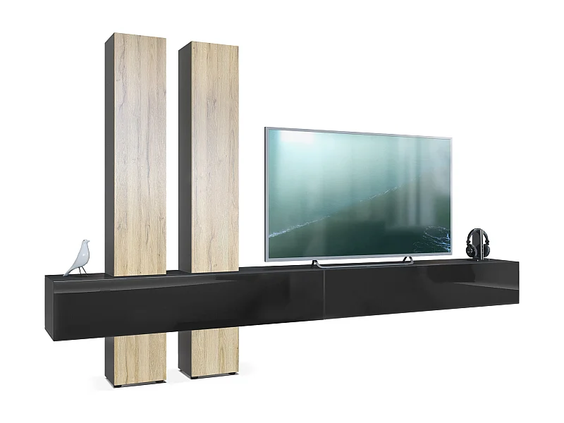 WOHNWAND Moja Türen in Eiche Natur