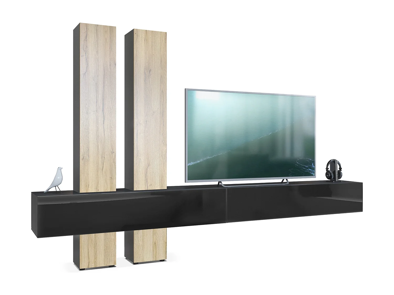 WOHNWAND Moja Türen in Eiche Natur