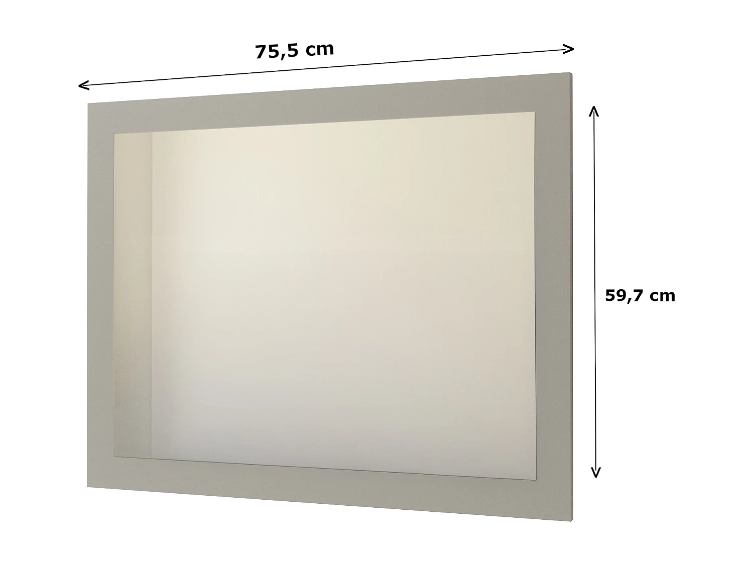 SPIEGEL Löhne Weiß matt