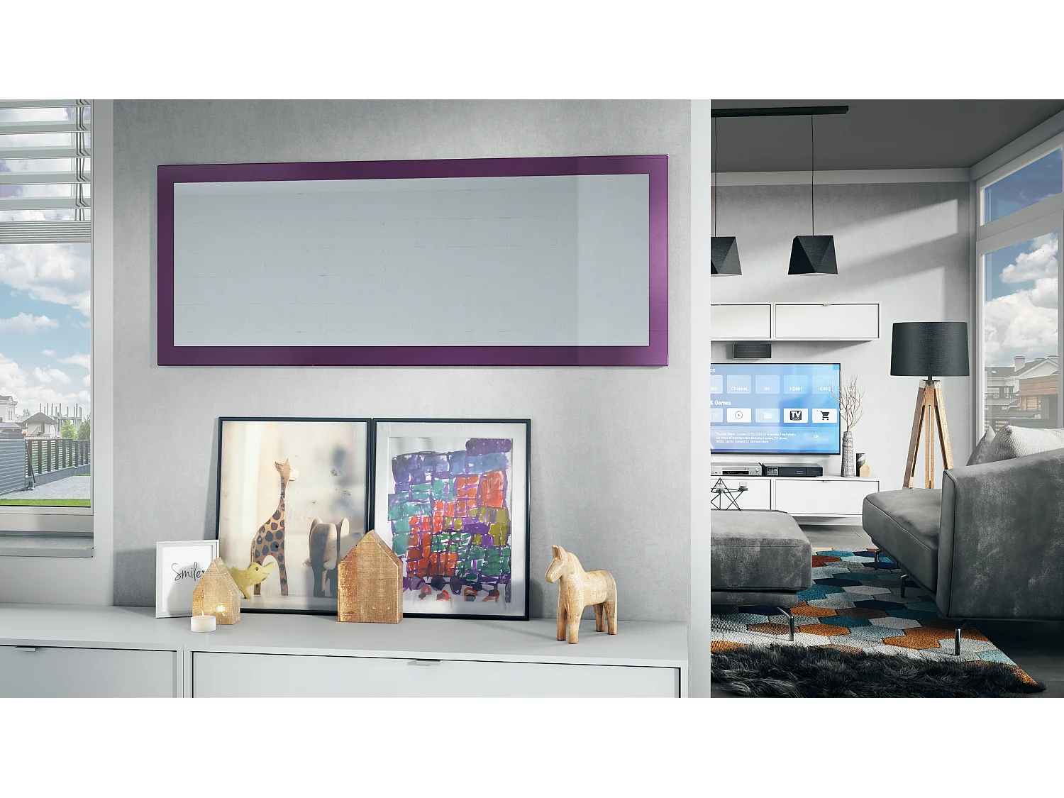 SPIEGEL Lima Brombeer Hochglanz