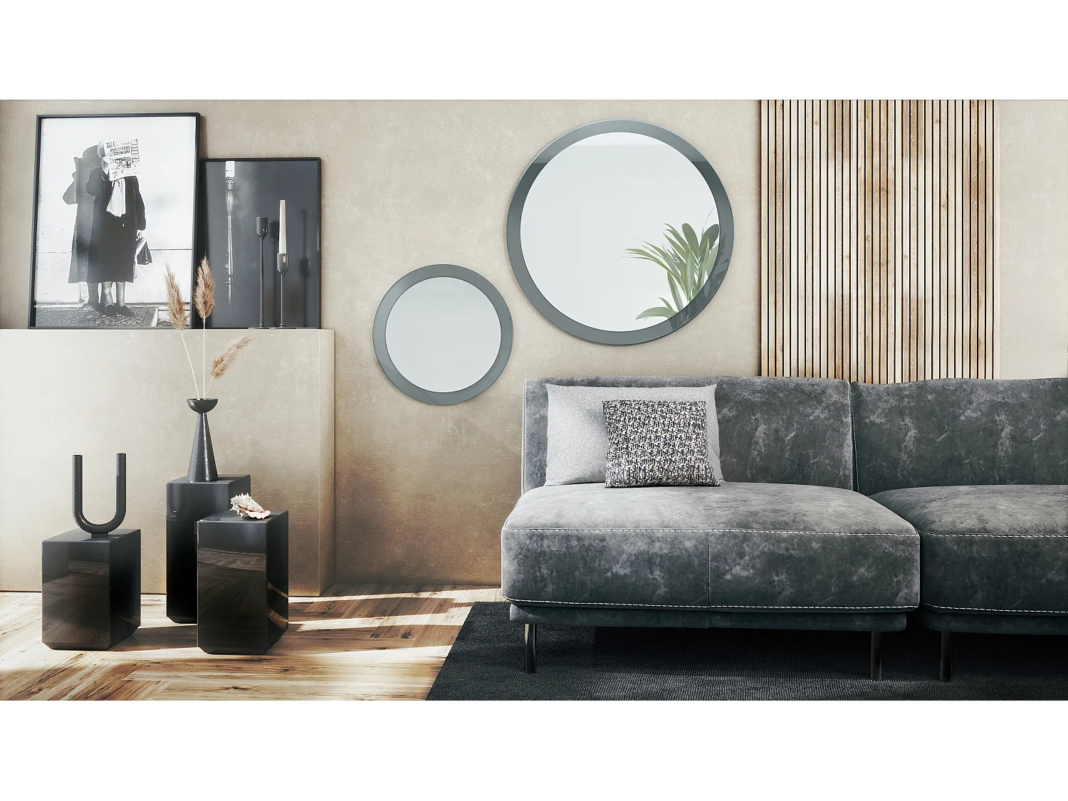 SPIEGEL Globe Grau Hochglanz