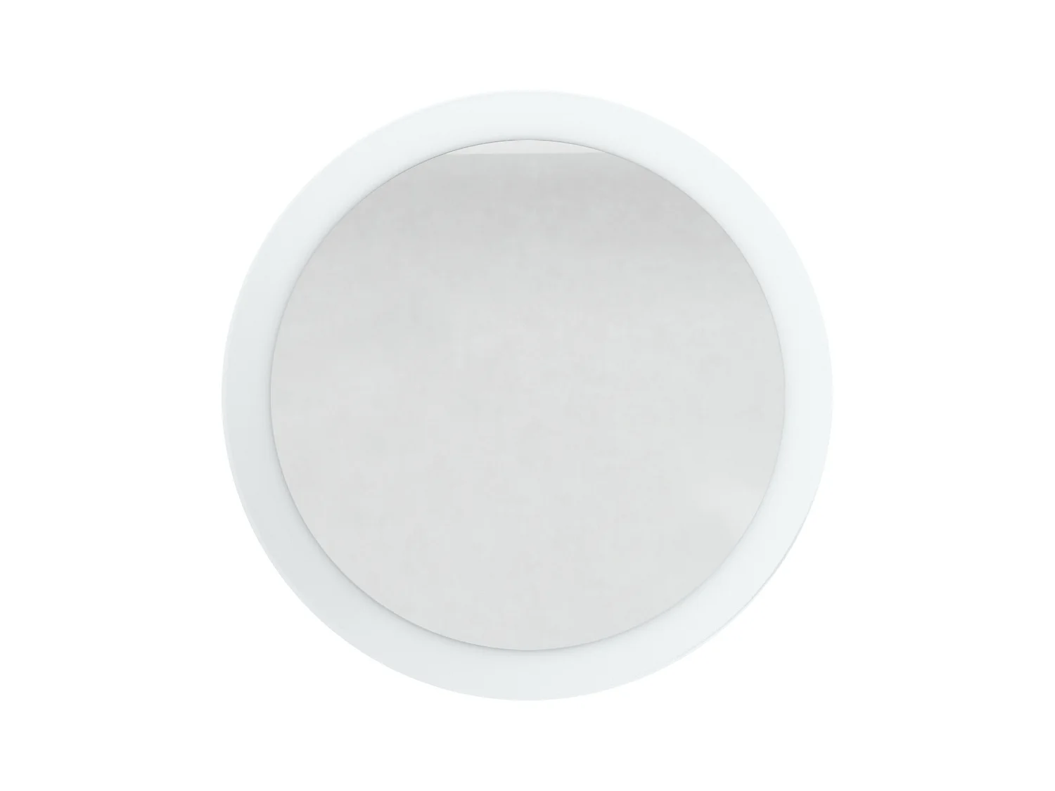 Globe Miroir 50 cm, Miroir Murale Rond Décoratif pour Couloir et Salon avec Cadre en MDF en noir haute brillance