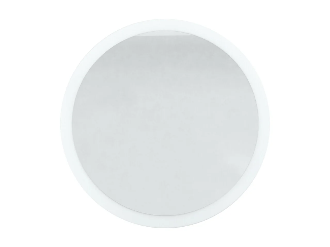 Globe Miroir 80 cm, Miroir Murale Rond Décoratif pour Couloir et Salon avec Cadre en MDF en noir haute brillance