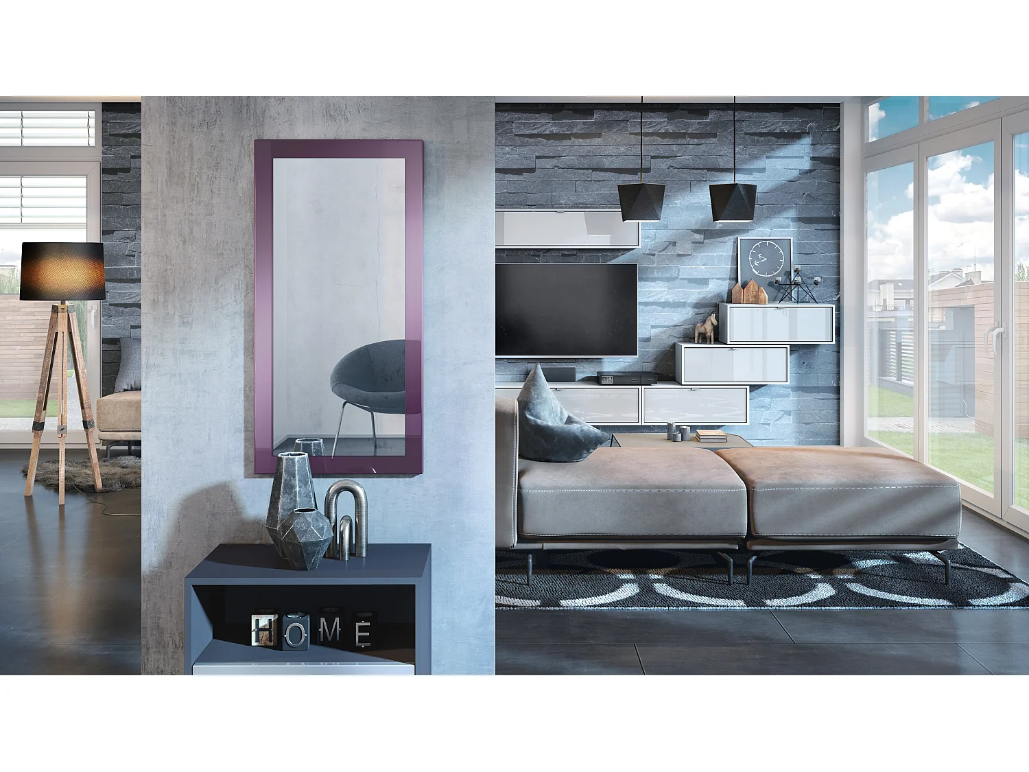 SPIEGEL Lima Brombeer Hochglanz