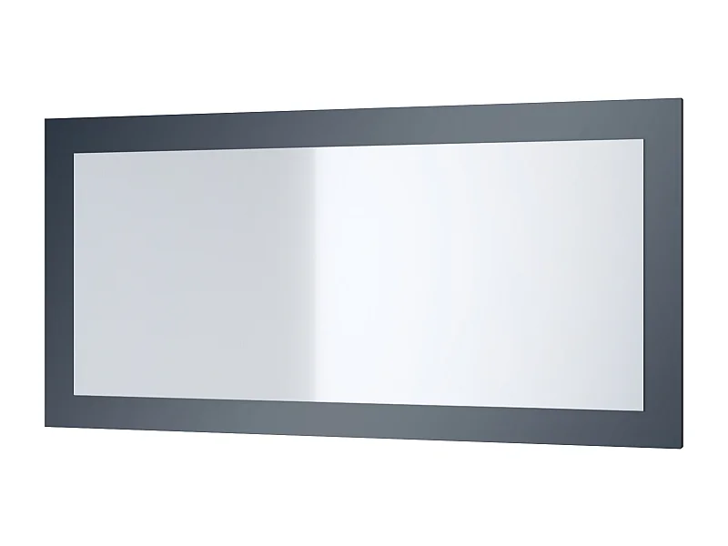 Enigme Miroir 89, miroir mural avec cadre au style moderne, Bleu royal (89 x 45 cm)