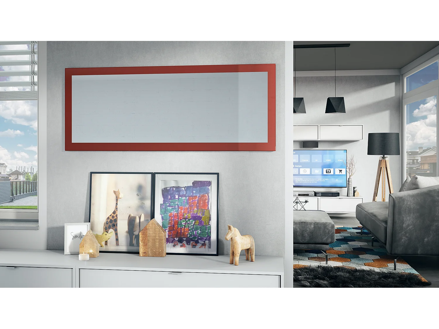 SPIEGEL Lima Bordeaux Hochglanz