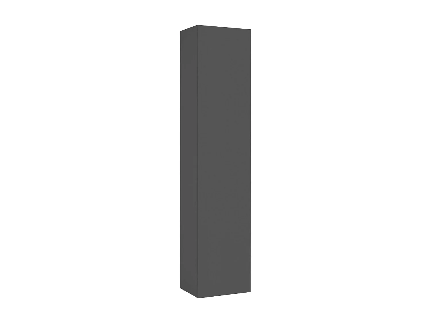 Mobile a colonna Maruska con 1 anta antracite opaco 40x30x180 cm