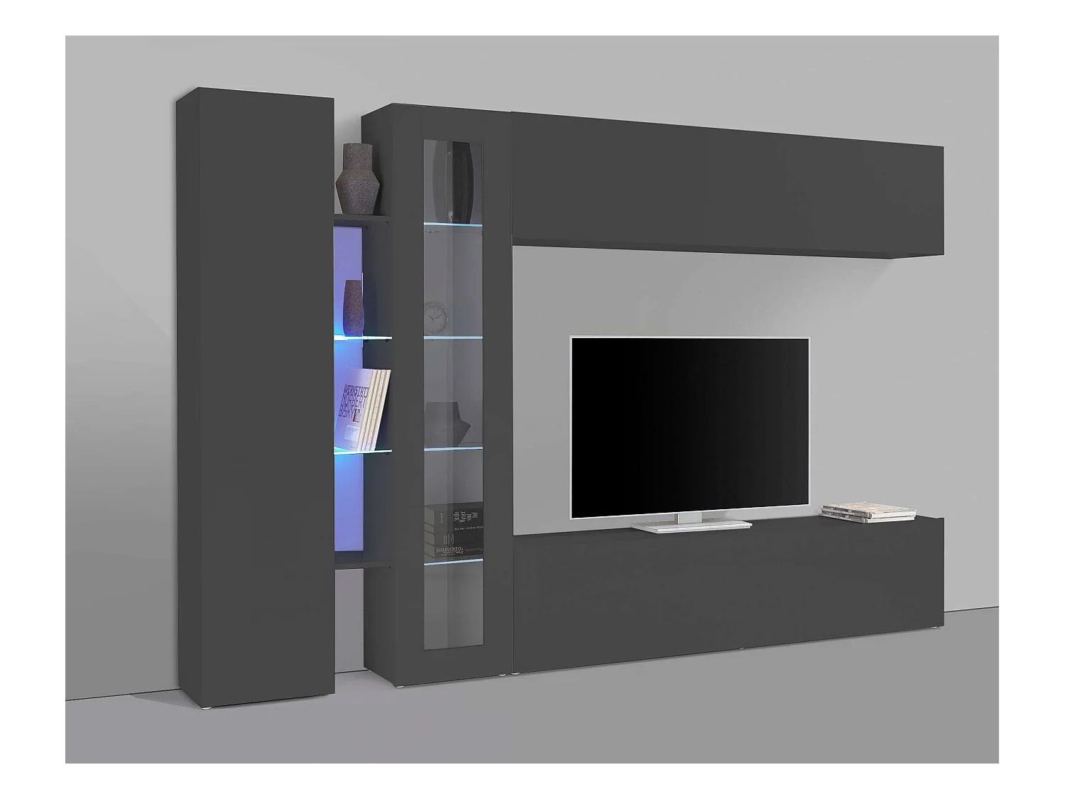 Mueble TV moderno Mueble pared Mueble pared Note Duet