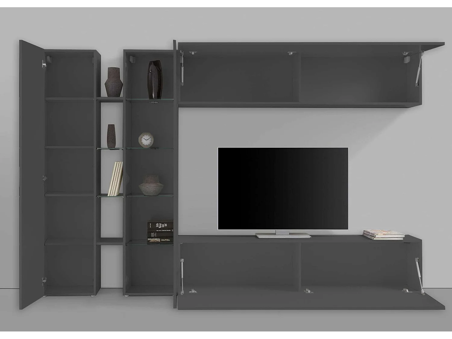 Mueble TV moderno Mueble pared Mueble pared Note Duet