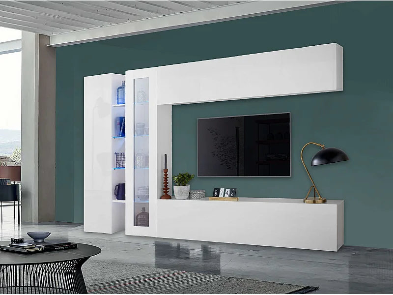 Mueble TV salón blanco Joy Duet