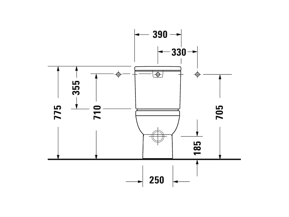 WC à poser DURAVIT Duravit No.1 avec abattant frein de chute