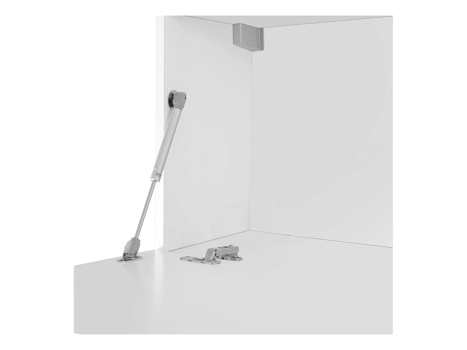 Mueble TV suspendido moderno blanco 2 armarios Vibe WH