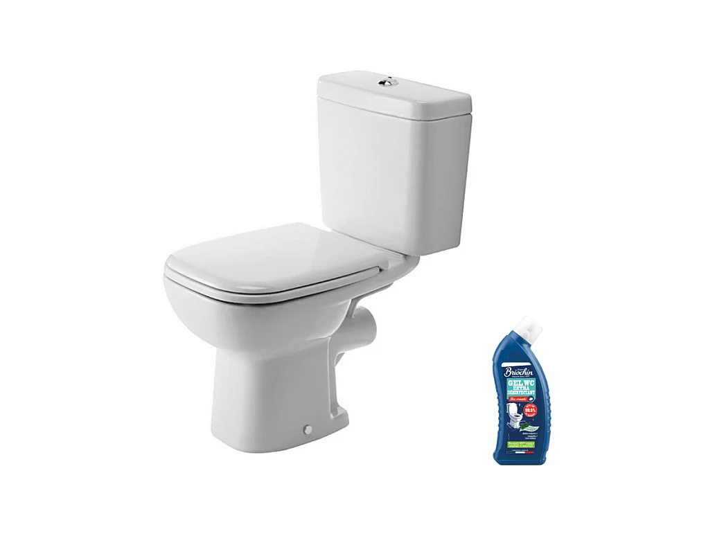 WC à poser DURAVIT D-code avec abattant