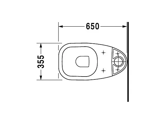 WC à poser DURAVIT D-code avec abattant