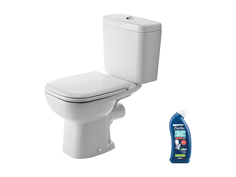 WC à poser DURAVIT D-code avec abattant