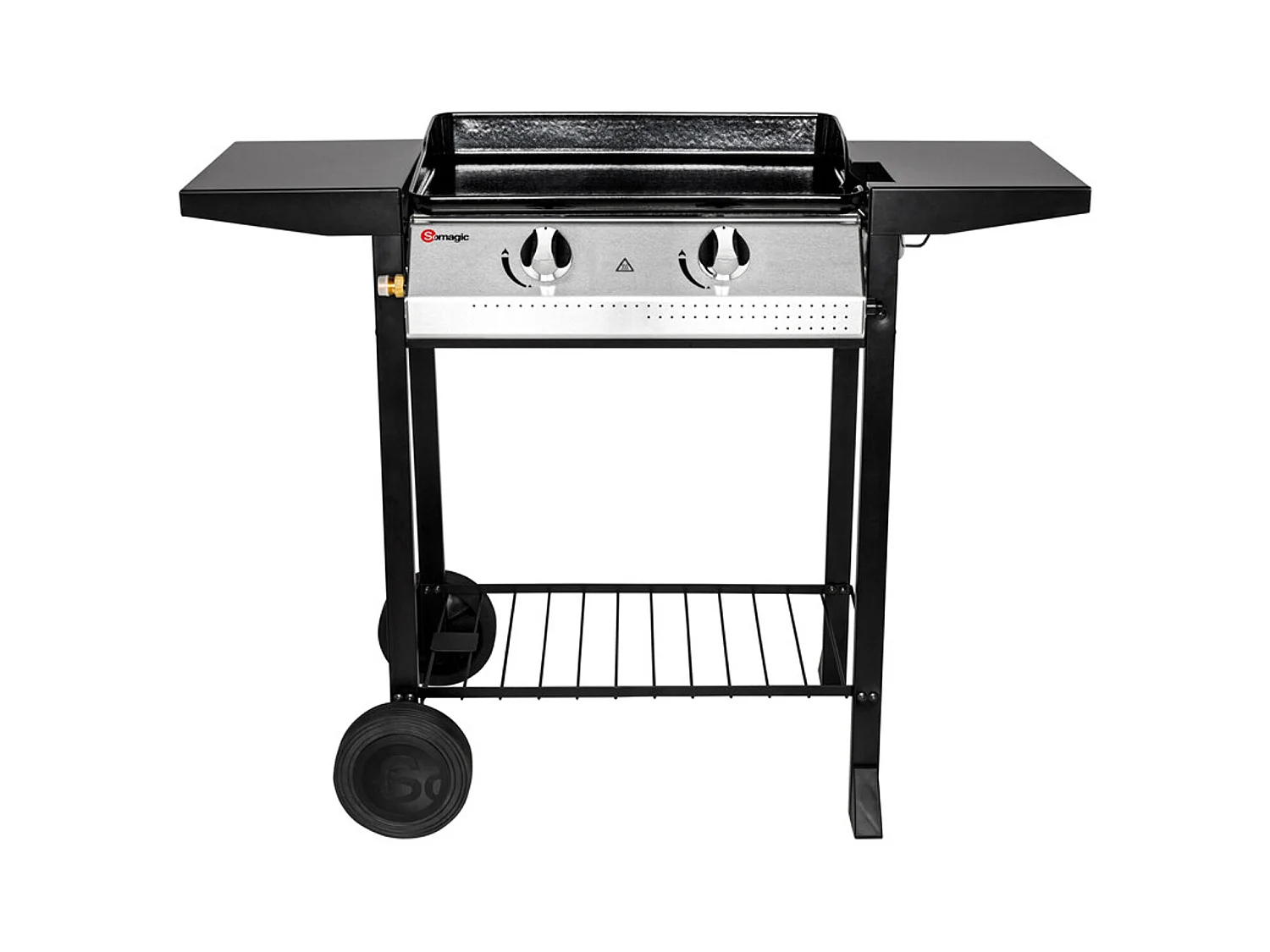 Plancha à gaz 2 feux 5,3kW PAMPLUNA - SOMAGIC