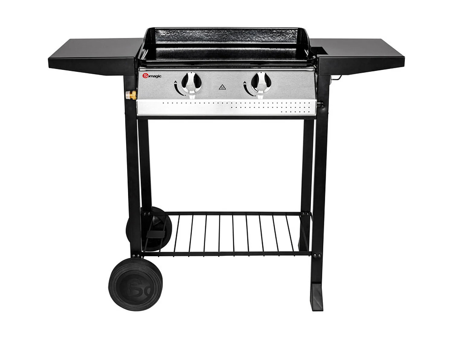 Plancha à gaz 2 feux 5,3kW PAMPLUNA - SOMAGIC