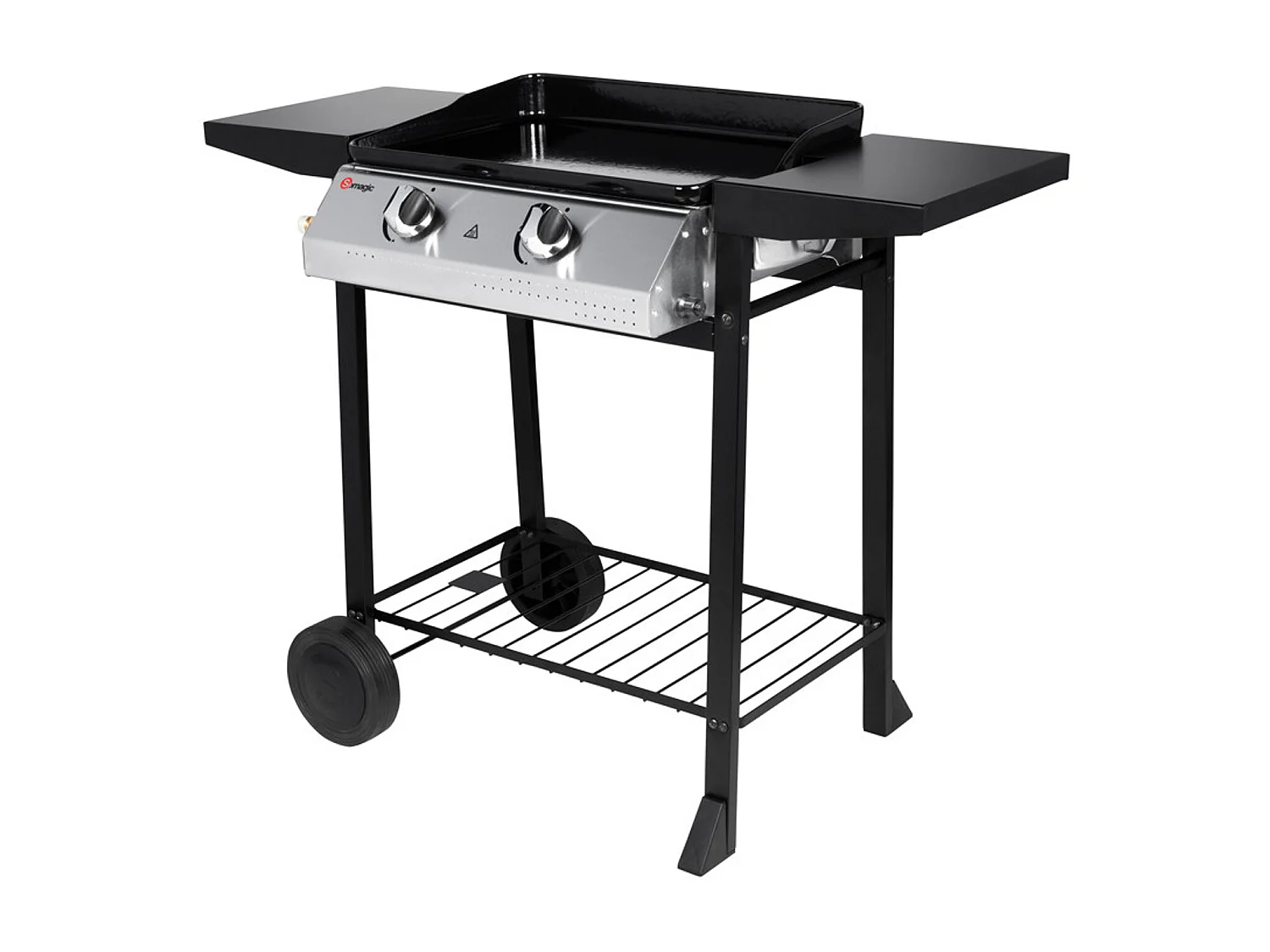 Plancha à gaz 2 feux 5,3kW PAMPLUNA - SOMAGIC