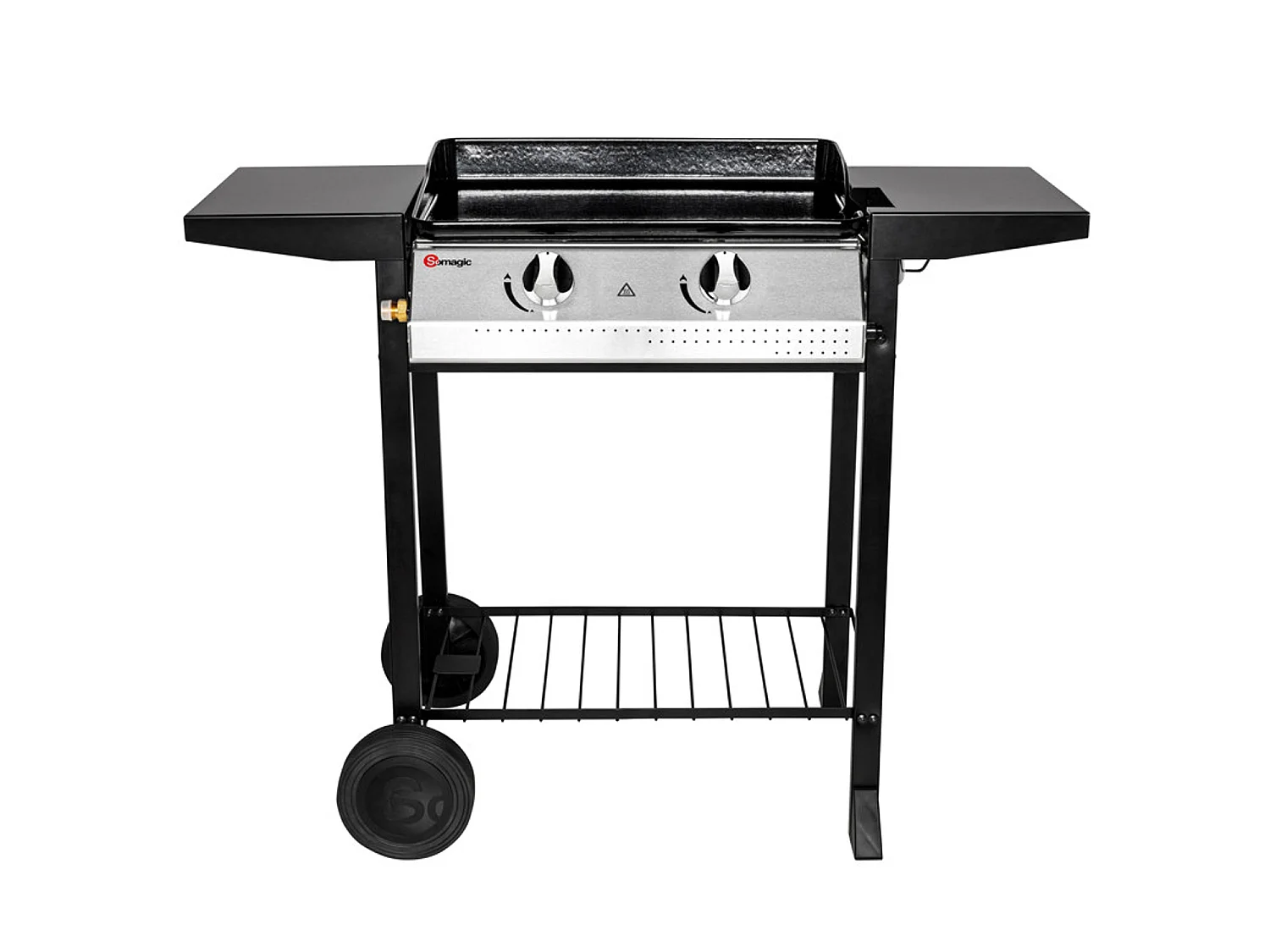 Plancha à gaz 2 feux 5,3kW PAMPLUNA - SOMAGIC