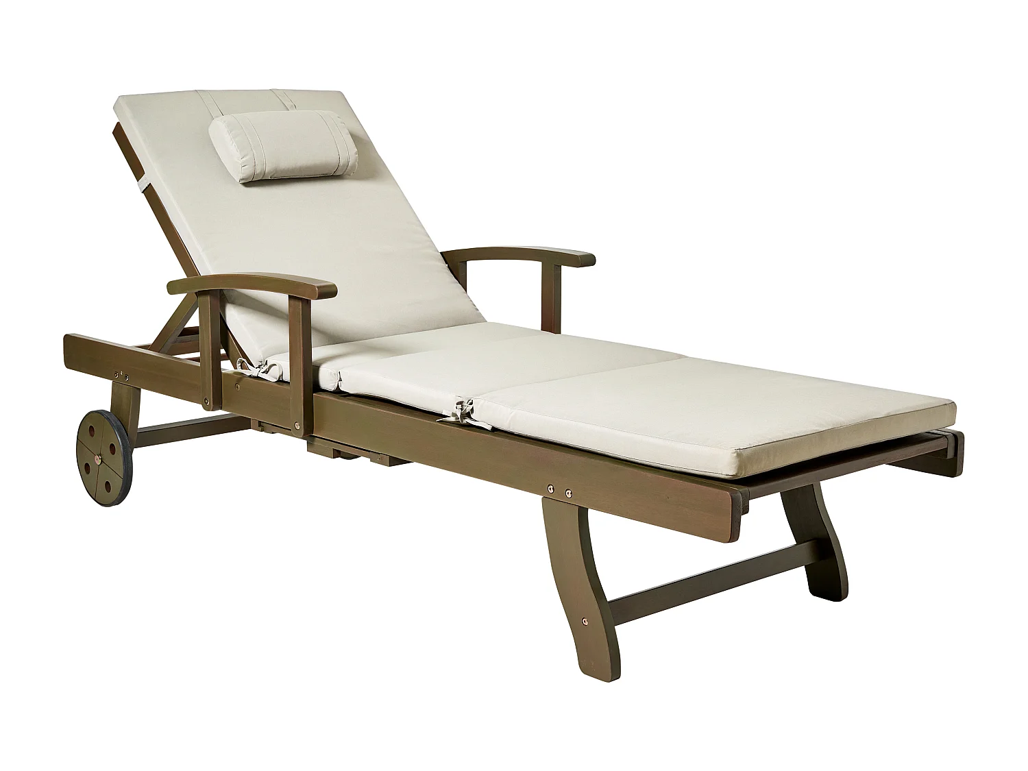 Transat avec coussin AMANTEA PREMIUM II Acacia Taupe