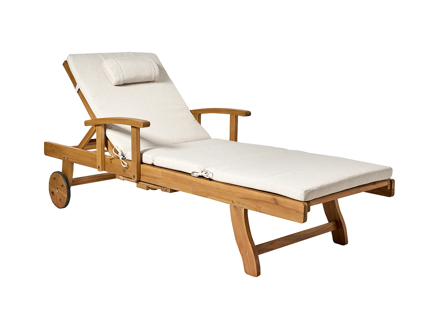 Transat avec coussin JAVA PREMIUM Acacia Beige clair