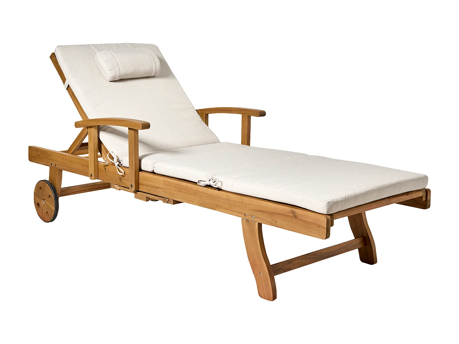 Transat avec coussin JAVA PREMIUM Acacia Beige clair