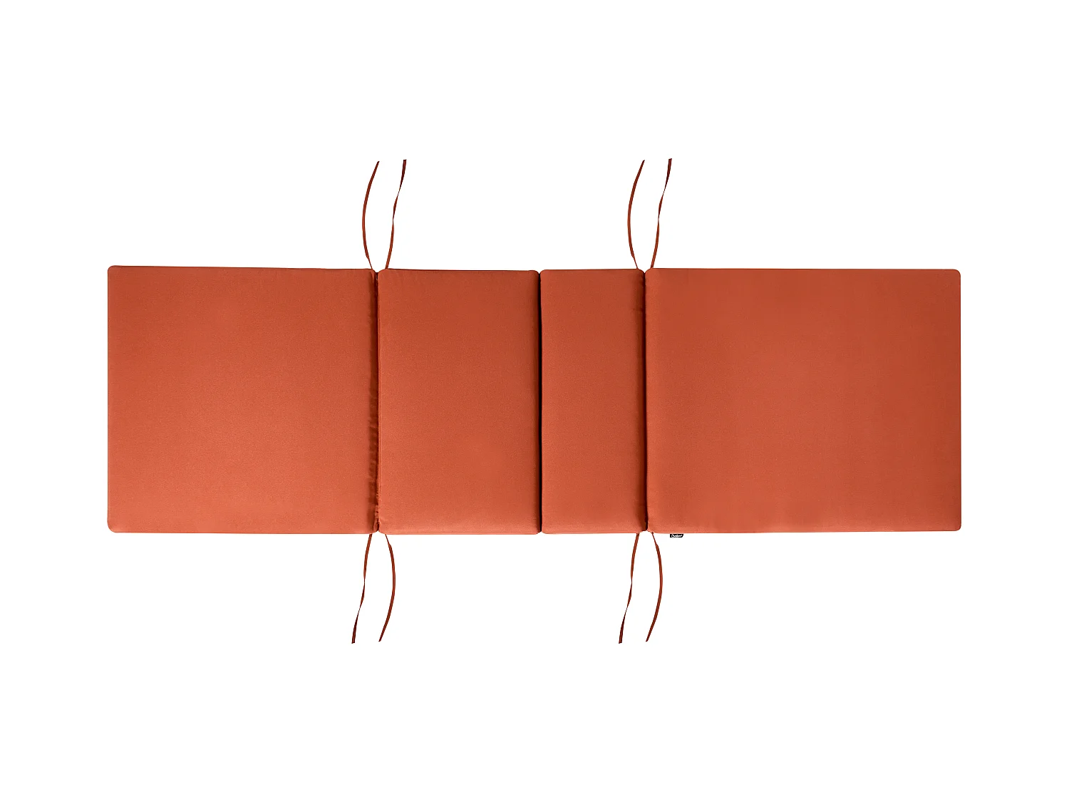 Transat avec coussin AMANTEA PREMIUM II Acacia Rouge