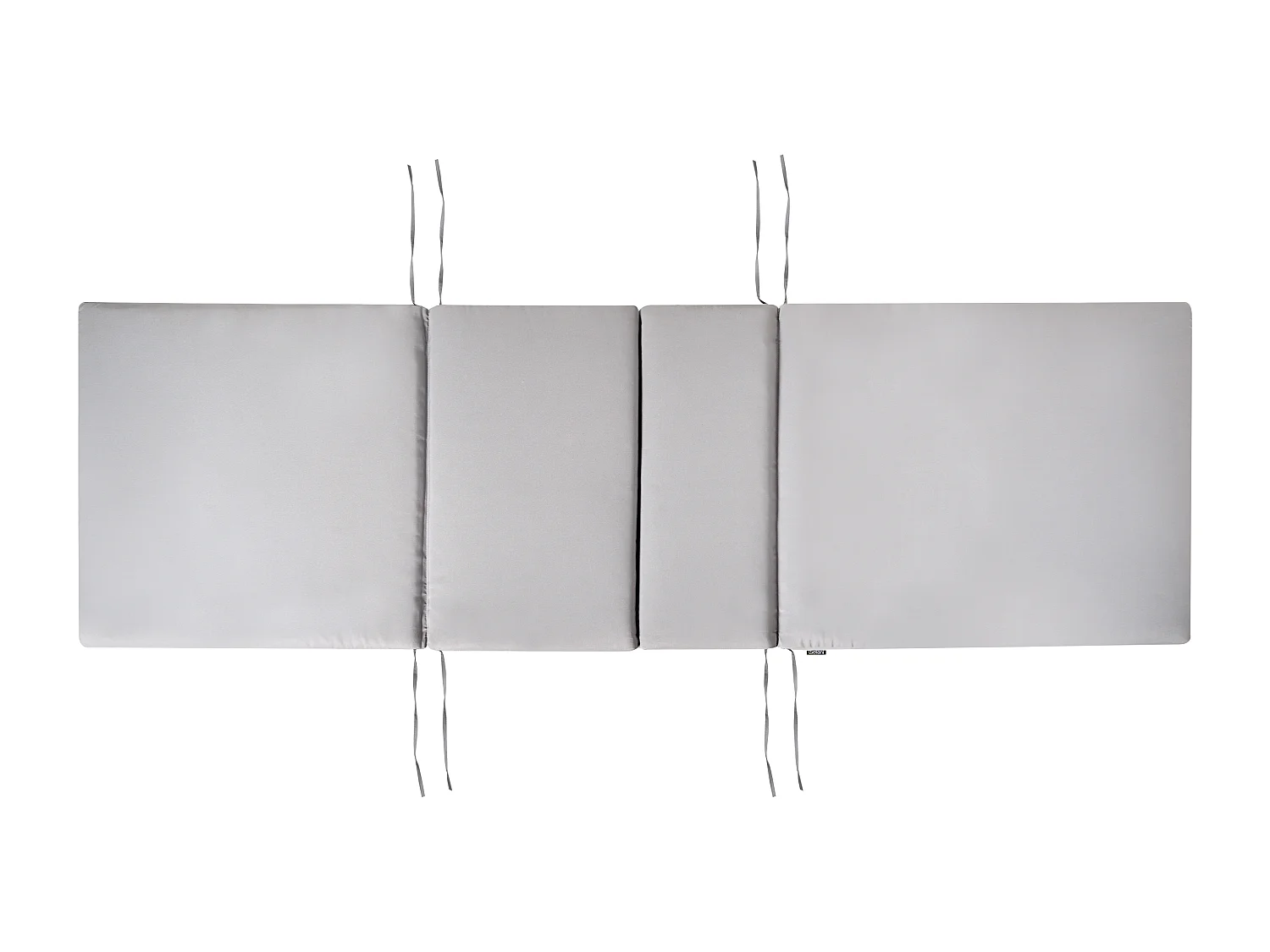 Transat avec coussin AMANTEA PREMIUM II Acacia Gris clair