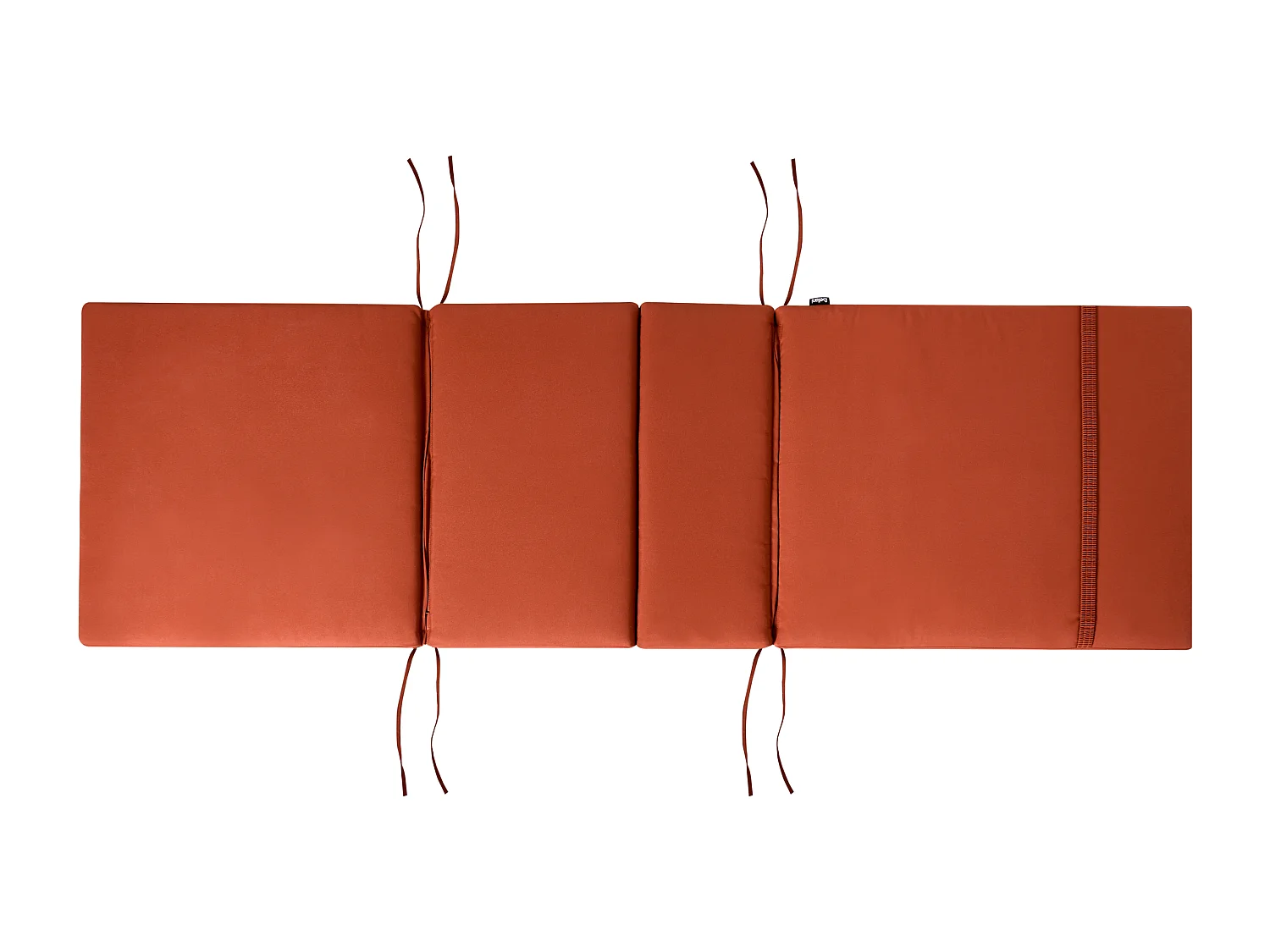 Coussin de transat extérieur TOSCANA/JAVA/AMANTEA PREMIUM 189 x 58 cm Rouge