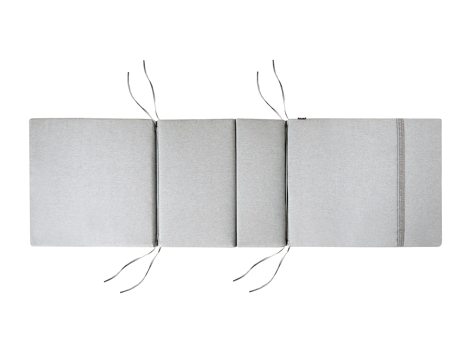 Coussin de transat extérieur TOSCANA/JAVA/AMANTEA PREMIUM 189 x 58 cm Mélange de gris