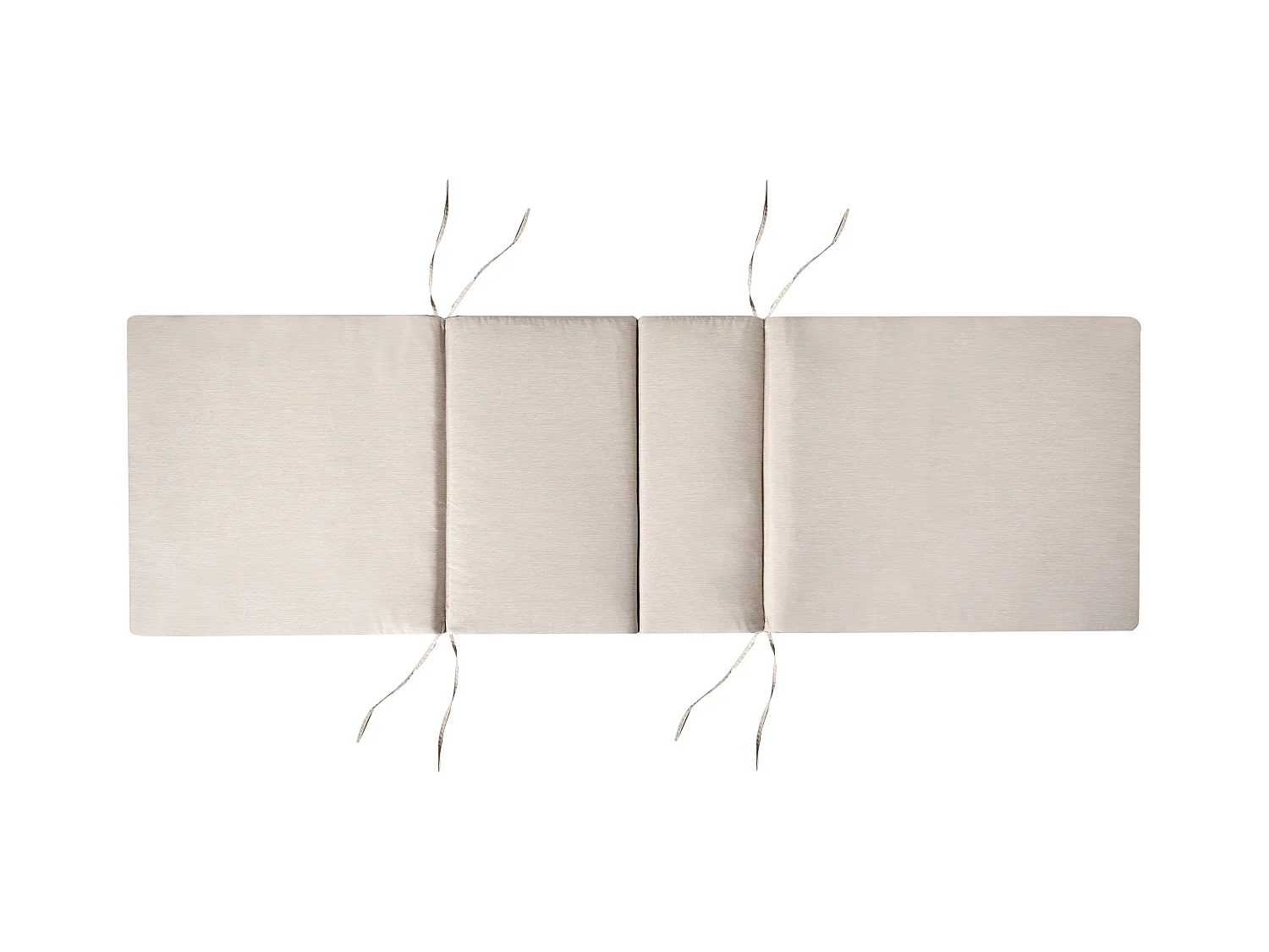 Coussin de transat extérieur TOSCANA/JAVA/AMANTEA PREMIUM 189 x 58 cm Beige clair