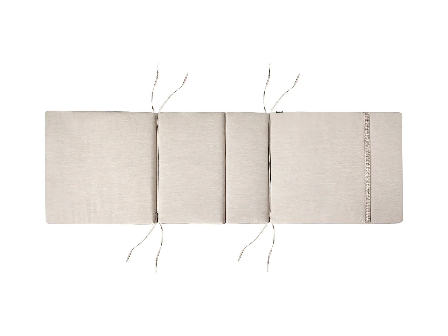 Coussin de transat extérieur TOSCANA/JAVA/AMANTEA PREMIUM 189 x 58 cm Beige clair