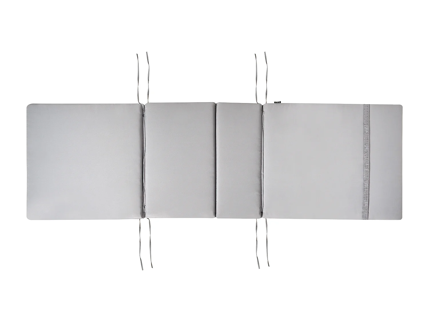 Coussin de transat extérieur TOSCANA/JAVA/AMANTEA PREMIUM 189 x 58 cm Gris clair