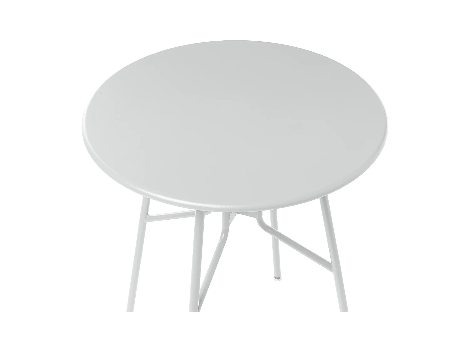 Table bistrot TALTAL 64 cm 64 cm Métal Gris