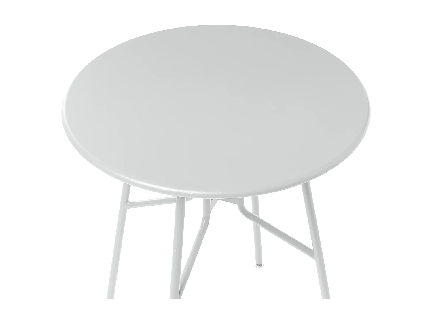 Table bistrot TALTAL 64 cm 64 cm Métal Gris