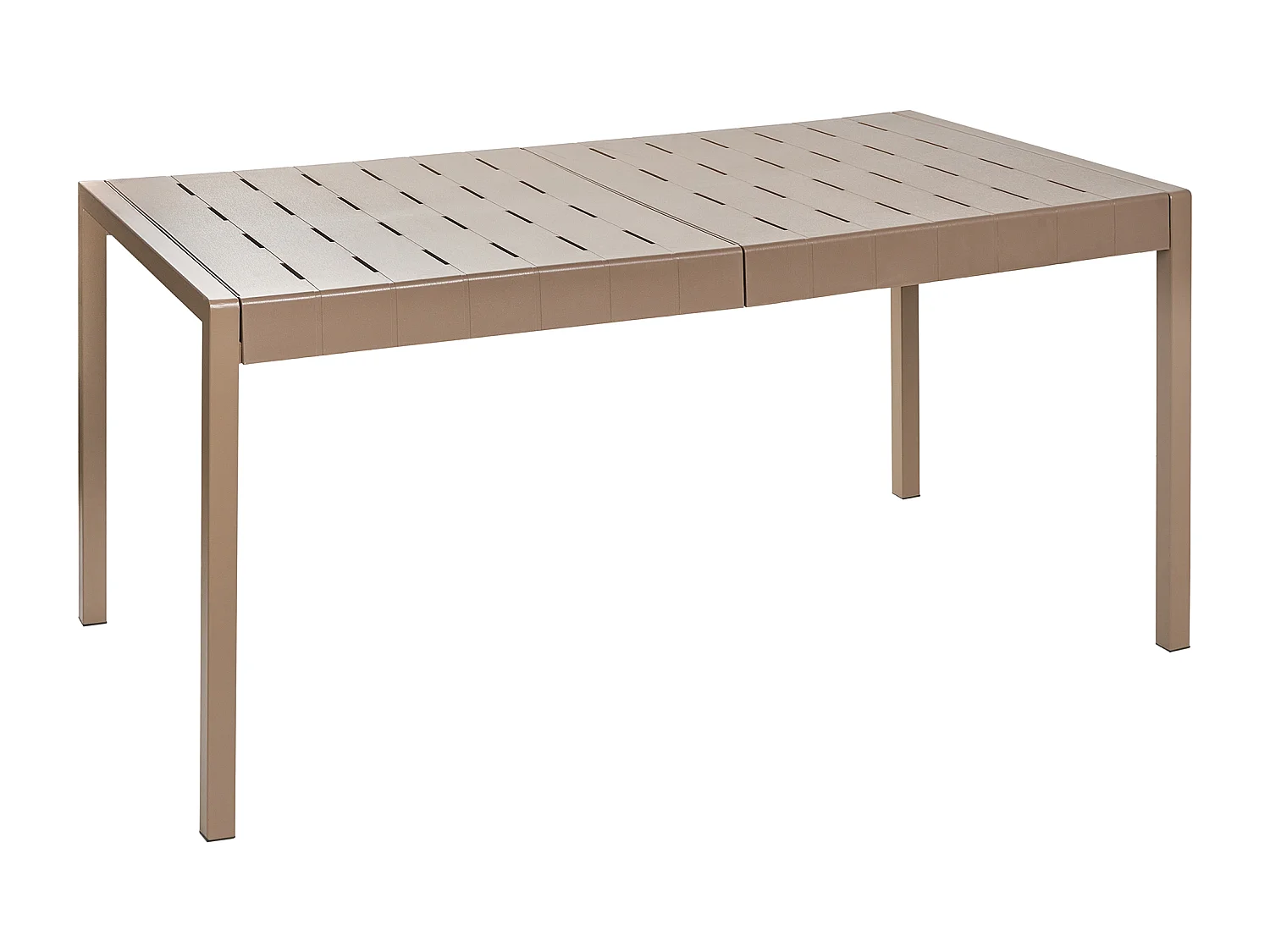 Table de salle à manger de jardin BARTICA 154 cm 84 cm Marron
