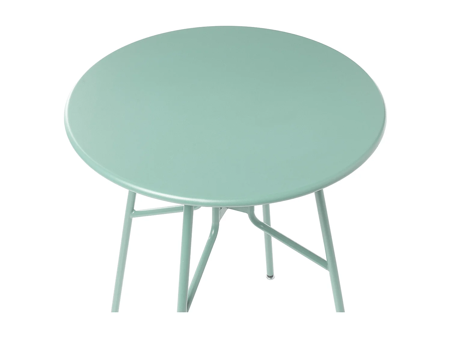 Table bistrot TALTAL 64 cm 64 cm Métal Vert clair