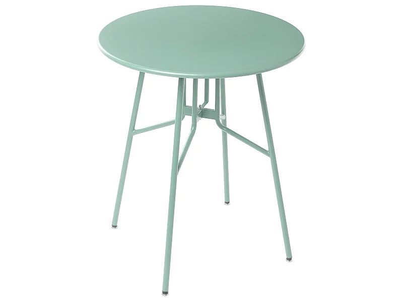 Table bistrot TALTAL 64 cm 64 cm Métal Vert clair