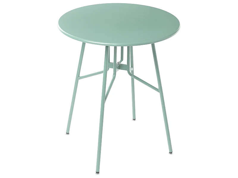 Table bistrot TALTAL 64 cm 64 cm Métal Vert clair