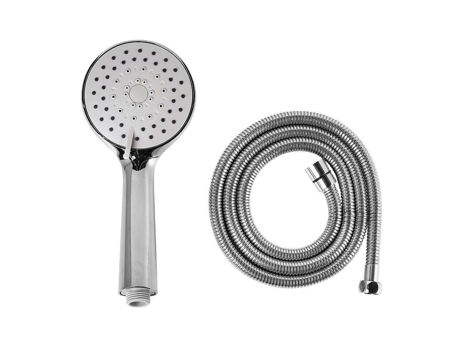 Kit de pommeau de douche avec tuyau flexible TAMUSHAL 3 modes Argenté
