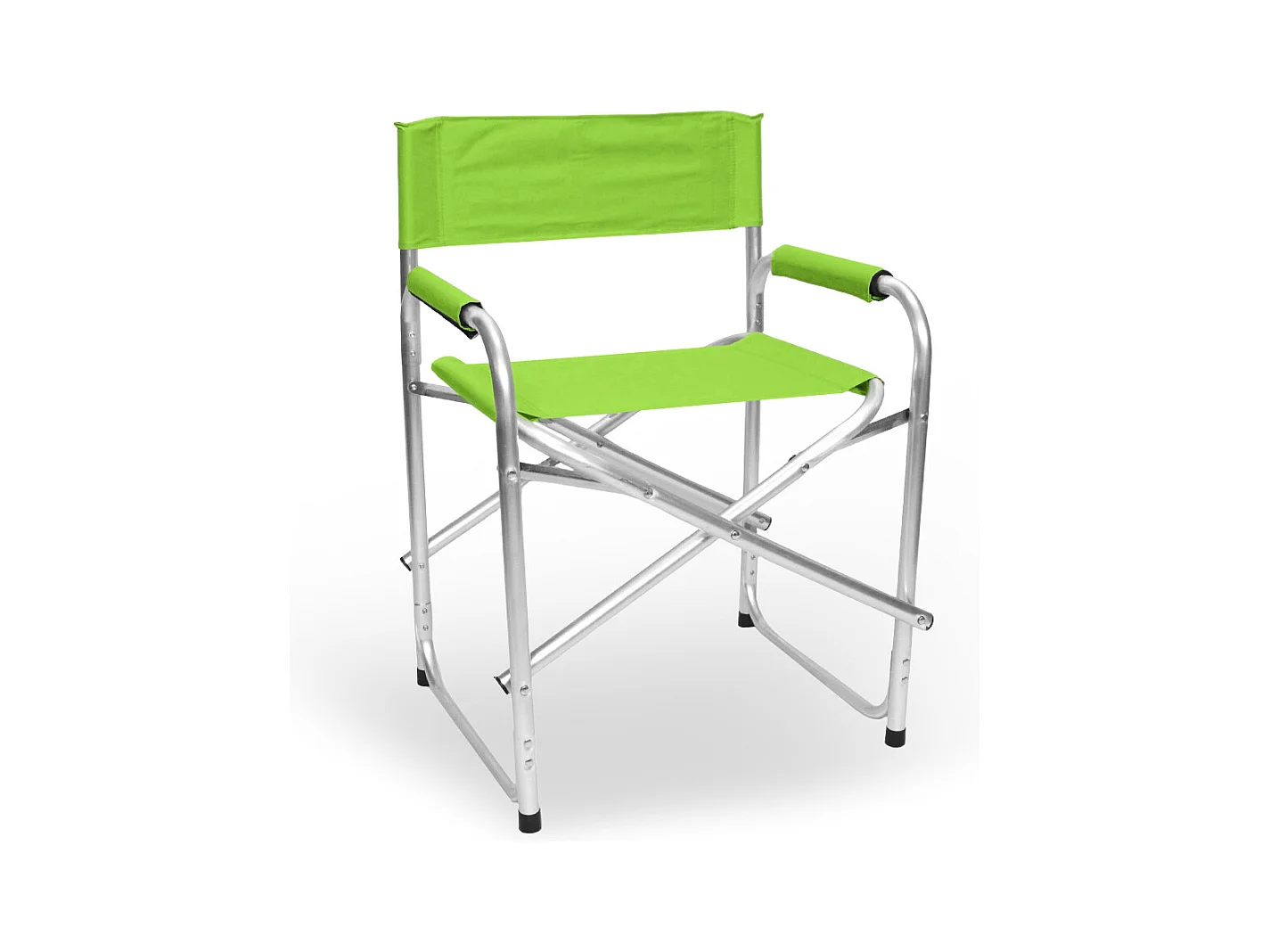 Sillón relax plegable Regista de aluminio con revestimiento de textilene verde
