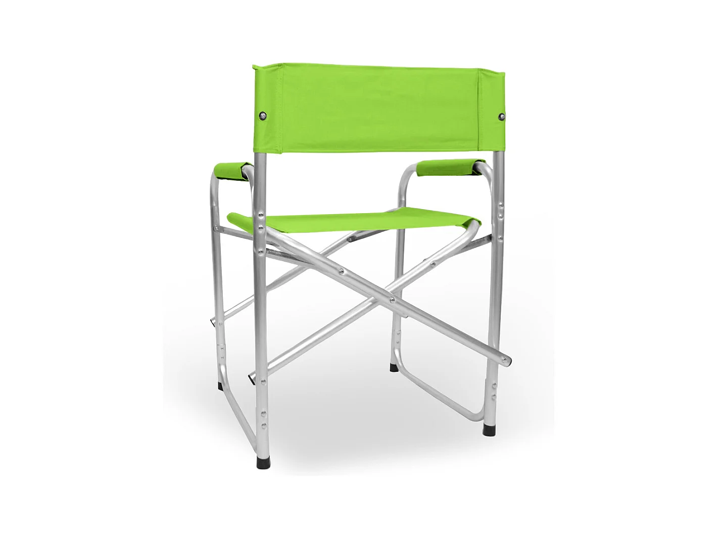 Sillón relax plegable Regista de aluminio con revestimiento de textilene verde